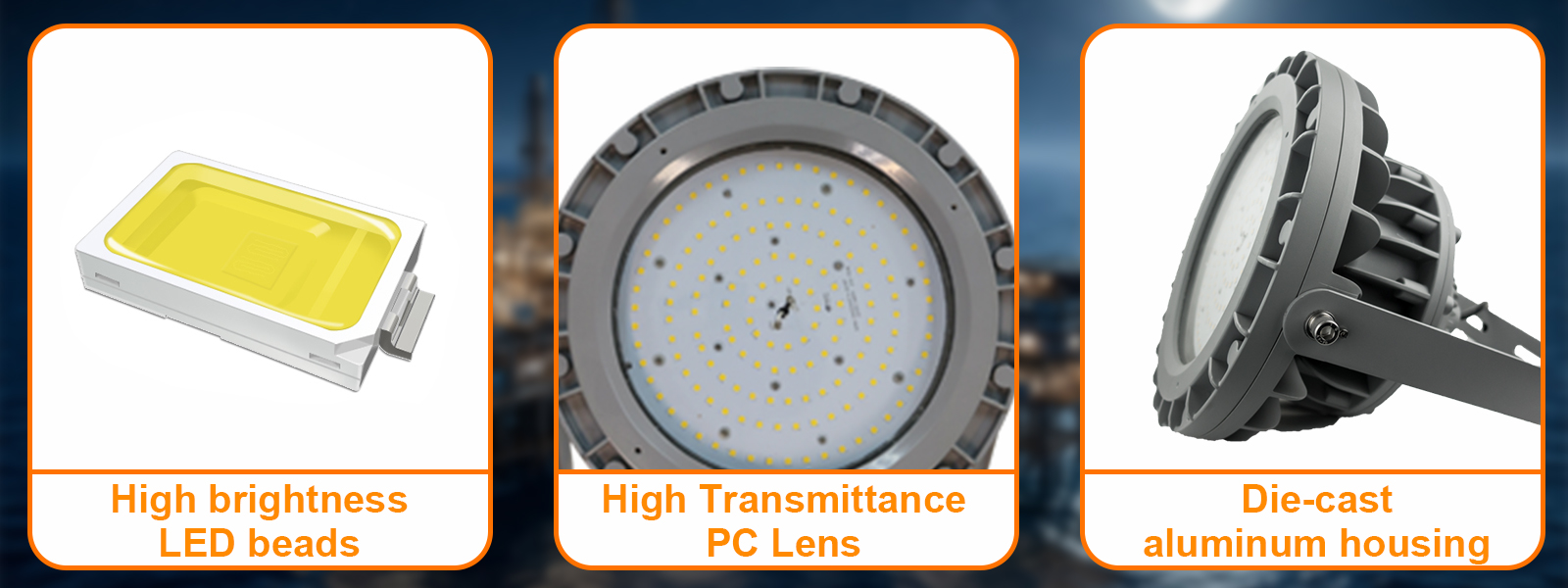 Led Explosion Proof Lamp 150w Ac100 277v 20250lm 5000k Beam Angle 120° Ip66 With Etl Ul Listed For Class I Division I Hazardous Location (6)