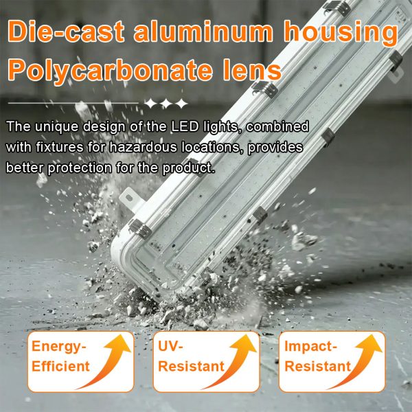 Led Explosion Proof Linear Light Class I Division Ii 40w 2ft Ac100 277v Dimmable 5000k Ip66 With Etl Ul Listed For Construction Site (4)