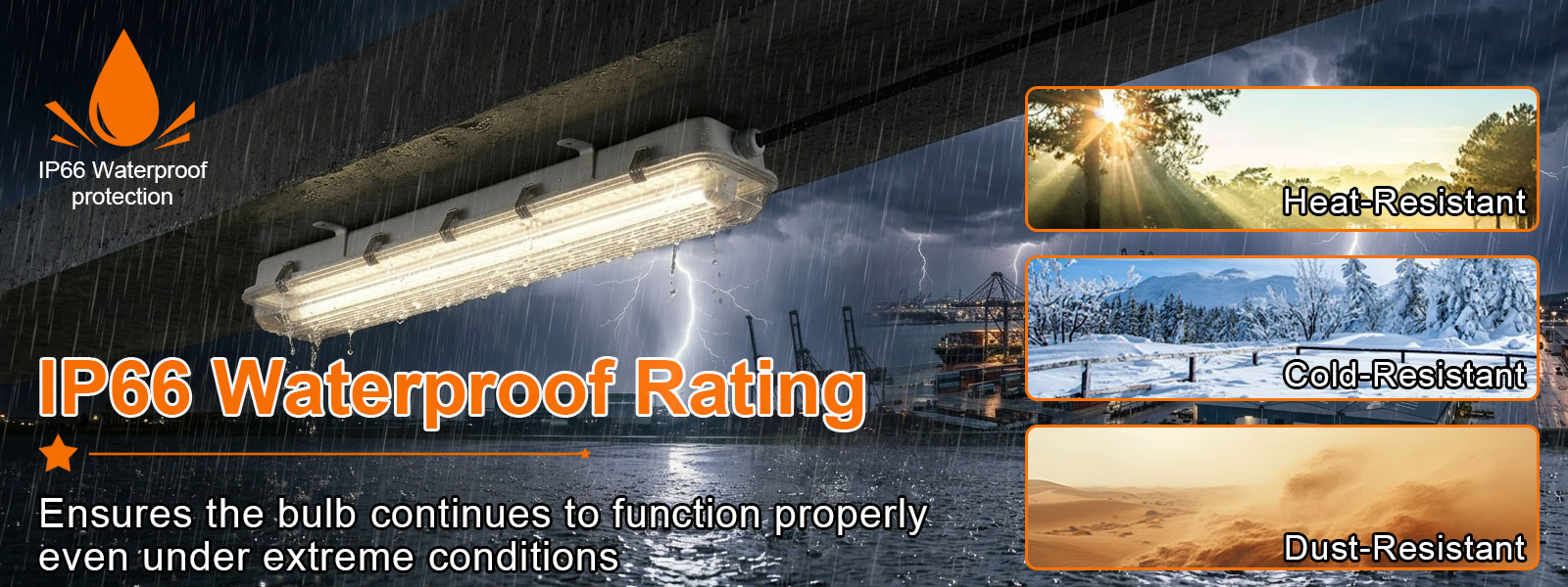 Led Linear Hazardous Location Fixture 60w 4ft Ac100 277v Dimmable 8100lm 5000k Ip66 Etl Ul Listed For Gas Stations (3)