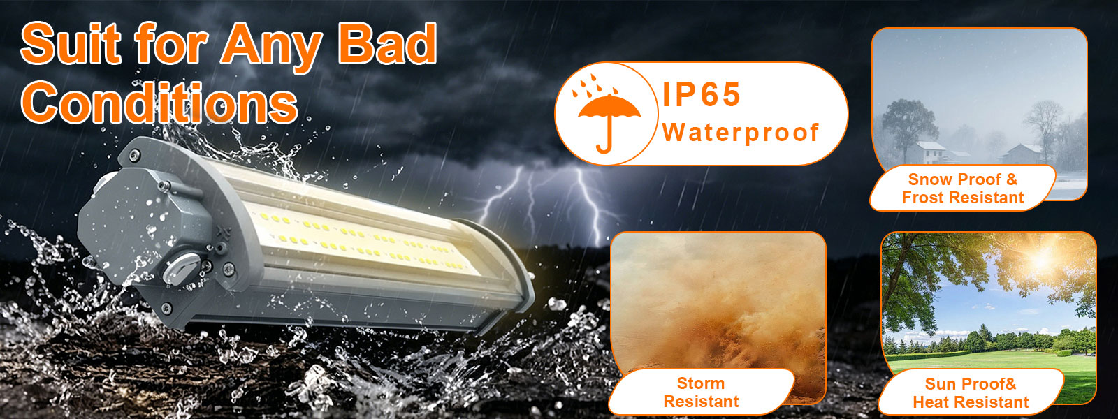 Linear Led Light 40w 2ft Ac100 277v Dimmable 5000k 5600lm Ip66 With Etl Ul Listed For Hazardous Locations (3)