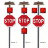 Solar Flashing Stop Sign 10w Red (10)