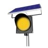 Solar Powered Amber Flashing Lights Ac85~230v (7)