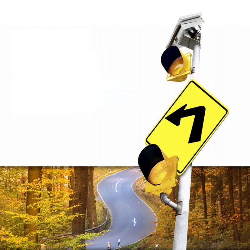 Solar Powered Beacon Light 8 Mutcd Standard (3)