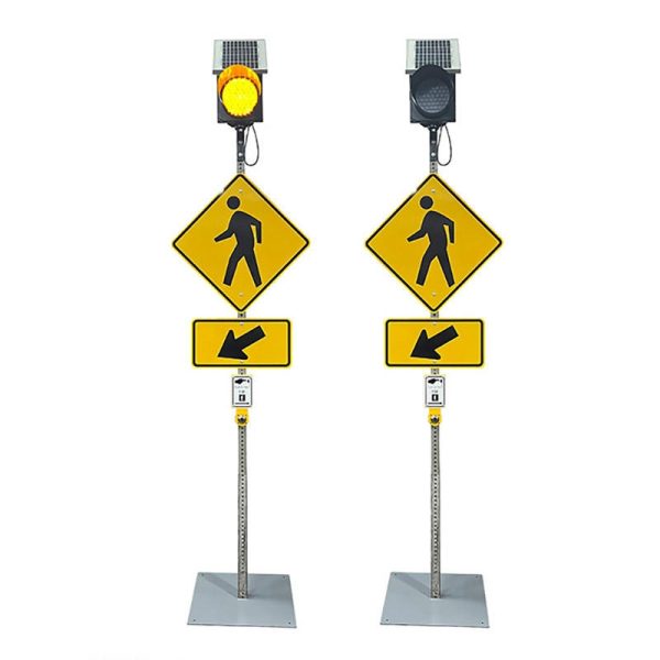 Solar Powered Beacon Light 8 Mutcd Standard (6)