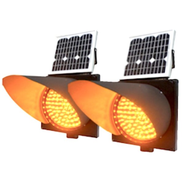 Solar Powered Flashing Beacon 8 10w (6)