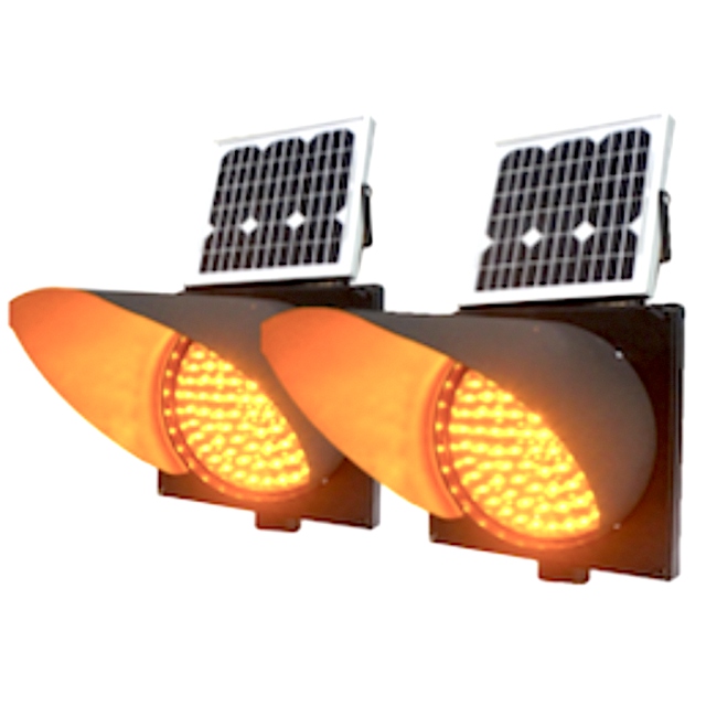 Solar Powered Flashing Beacon 8 10w (6)