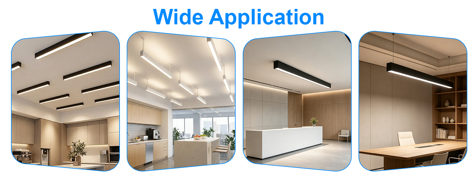 4ft Led Linear High Bay Lights In White Color 20w30w40w 4600lm 120 277vac For Conference Rooms (8)