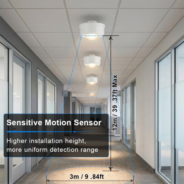 Bi Level Pir Sensor For High Light Ip65 0 10 Dimming For Hotel Hallway (5)
