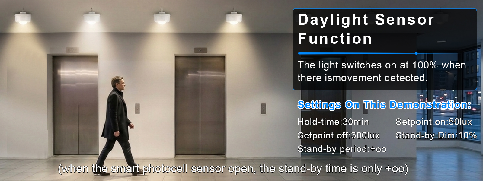 Bi Level Pir Sensor For High Light Ip65 0 10 Dimming For Hotel Hallway (6)