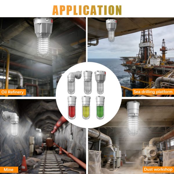Explosion Proof Led Lights 20w Ip65 Ac120 347v For Oil Refinery For Class I Division Ii (12)