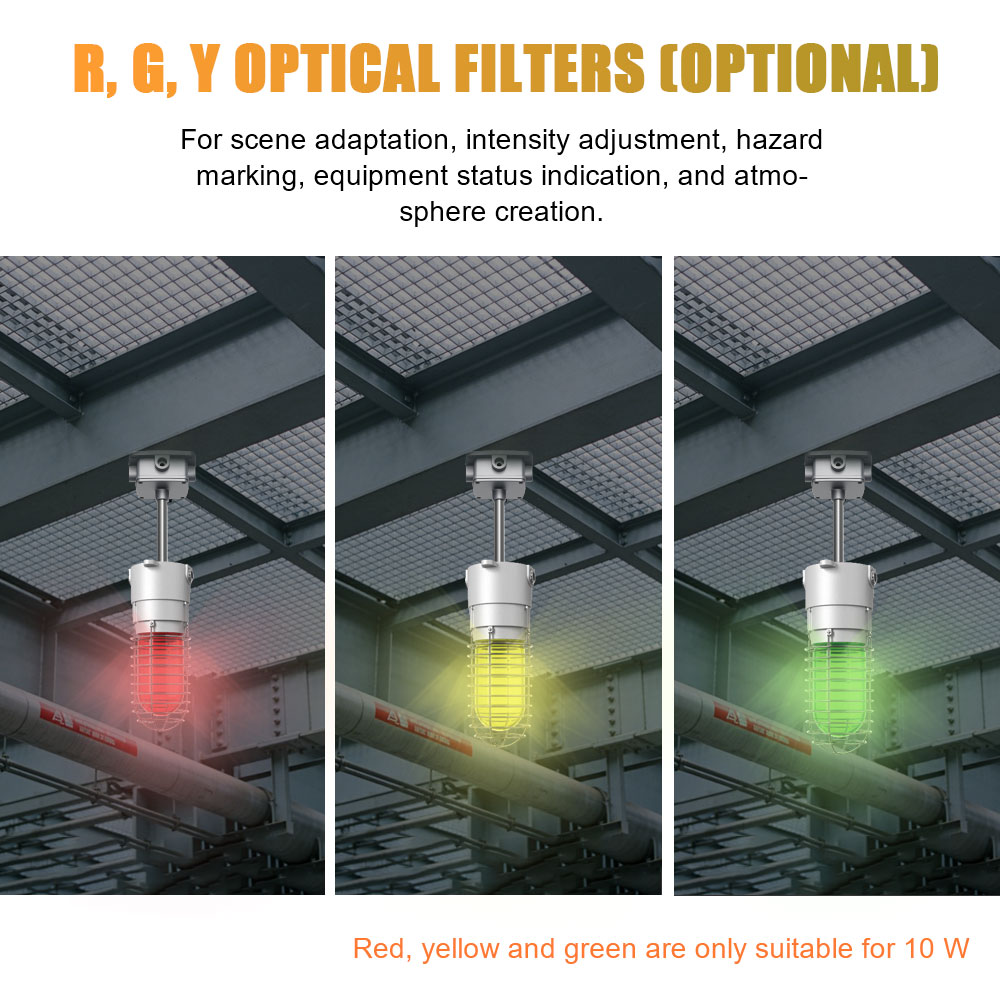 Explosion Proof Led Lights 20w Ip65 Ac120 347v For Oil Refinery For Class I Division Ii (8)