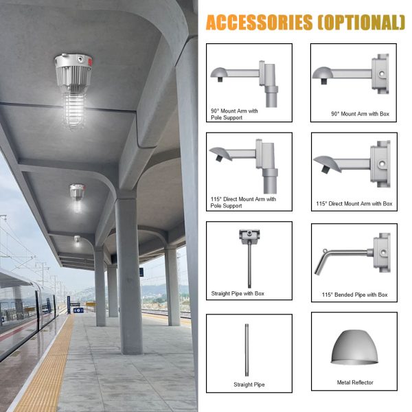 Explosion Proof Led Lights 20w Ip65 Ac120 347v For Oil Refinery For Class I Division Ii (9)