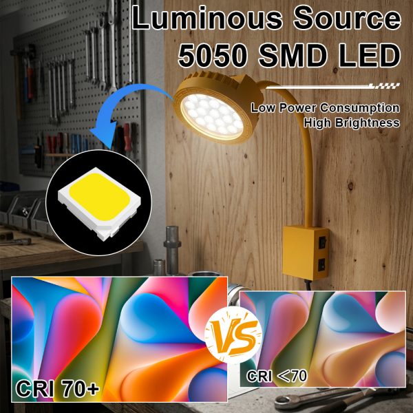Gooseneck Dock Lights Led 20w 5000k 2600lm Ip65 100 277v For Container Lighting (6)