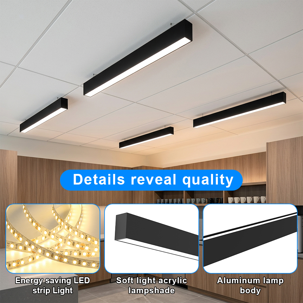 Led Linear High Bay Lights In White Color 8ft 40w60w80w 9200lm 120 277vac For Study (3)