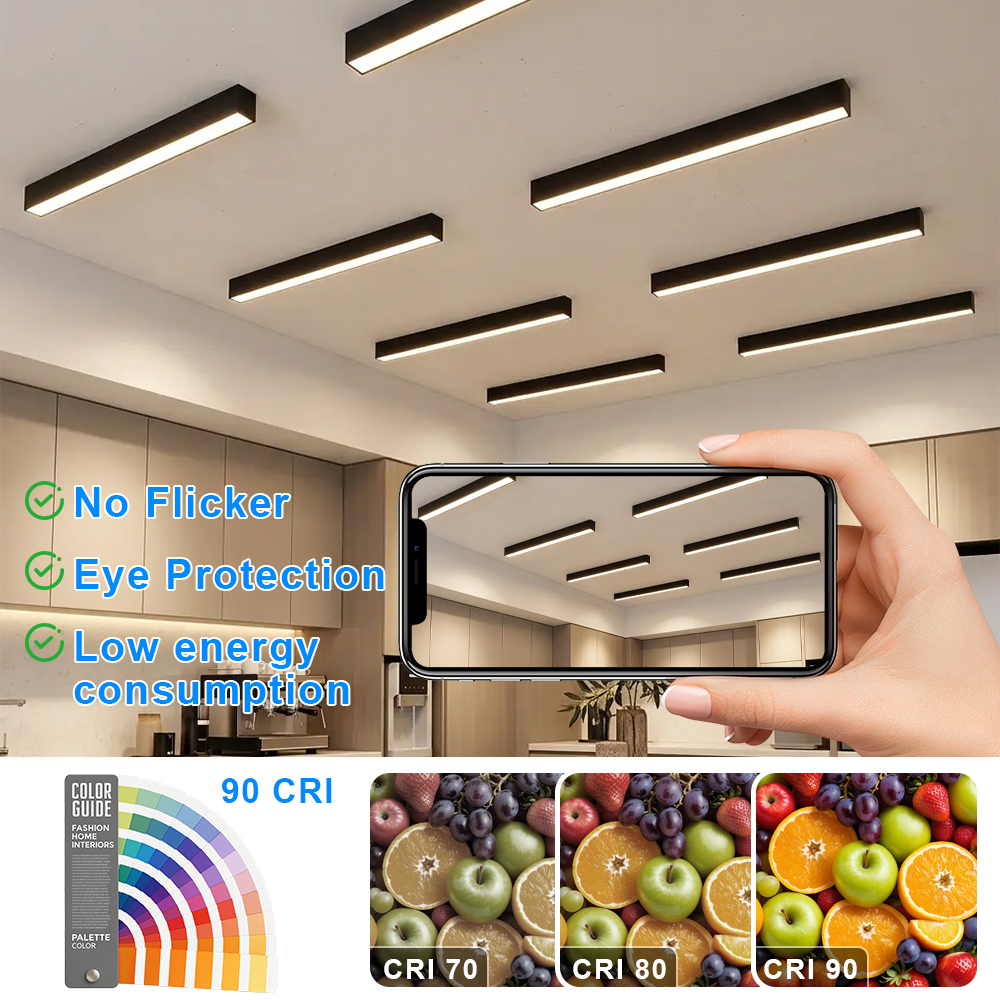 Led Linear High Bay Lights In White Color 8ft 40w60w80w 9200lm 120 277vac For Study (6)